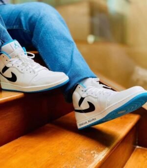 Air Jordan 1 Mid Laser Blue