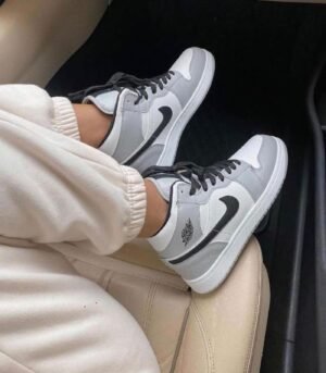 Air Jordan 1 Mid Light Smoke Grey