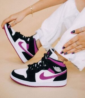 Air Jordan 1 Mid Magenta Womens