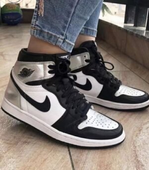 Air Jordan 1 Retro High Silver Toe (Femme)