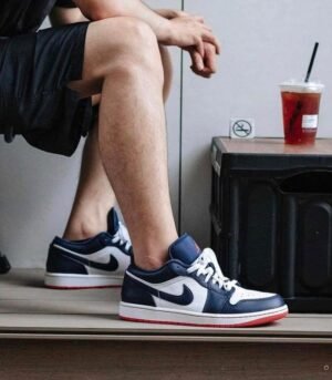 Air Jordan 1 Low Obsidian Ember Glow